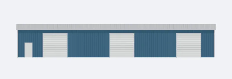 60x100x14 sidewall elevation