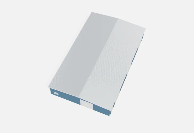 60x100x14 metal building roof view