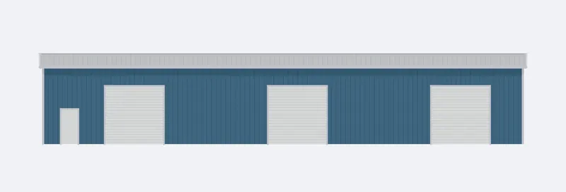 60x100x16 sidewall elevation