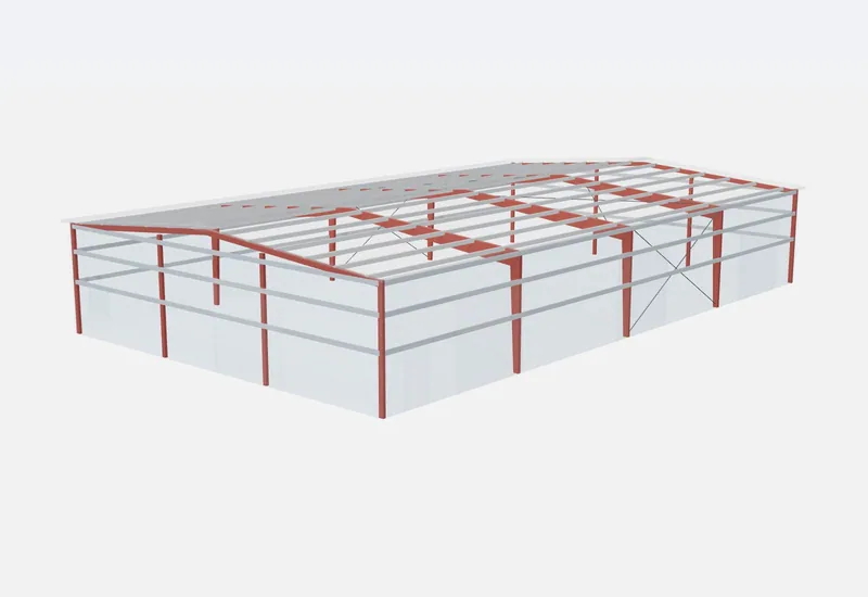 60x100x16 red iron steel frame