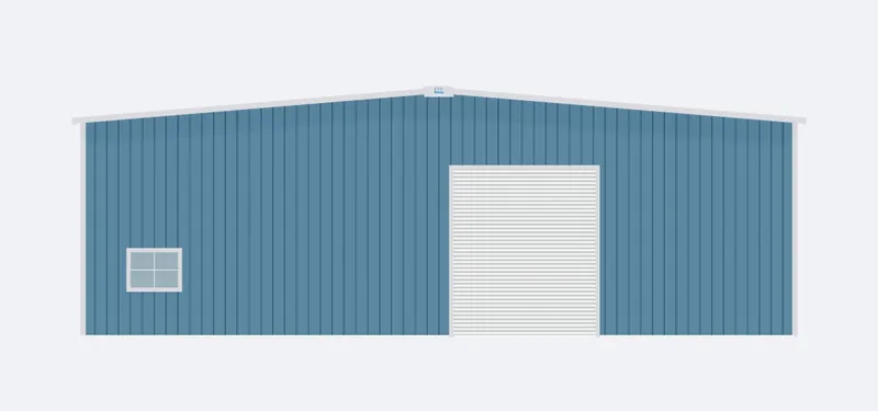 60x100x18 endwall elevation