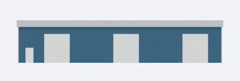 60x100x18 sidewall elevation