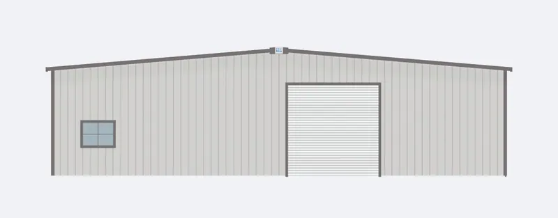 60x150x14 endwall elevation