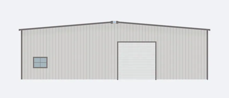 60x150x16 endwall elevation