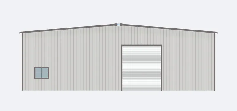 60x150x18 endwall elevation
