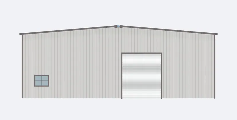 60x150x20 endwall elevation