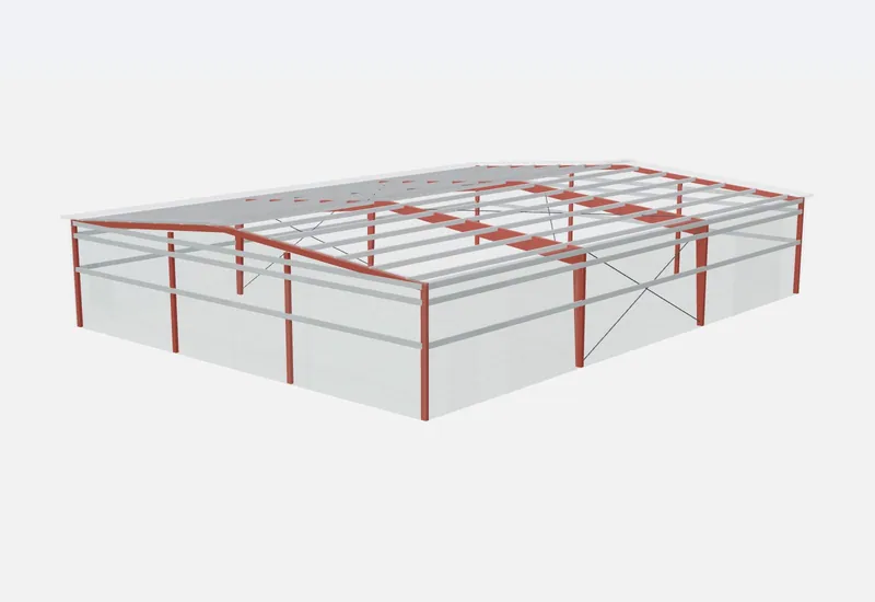 60x80x14 red iron steel frame