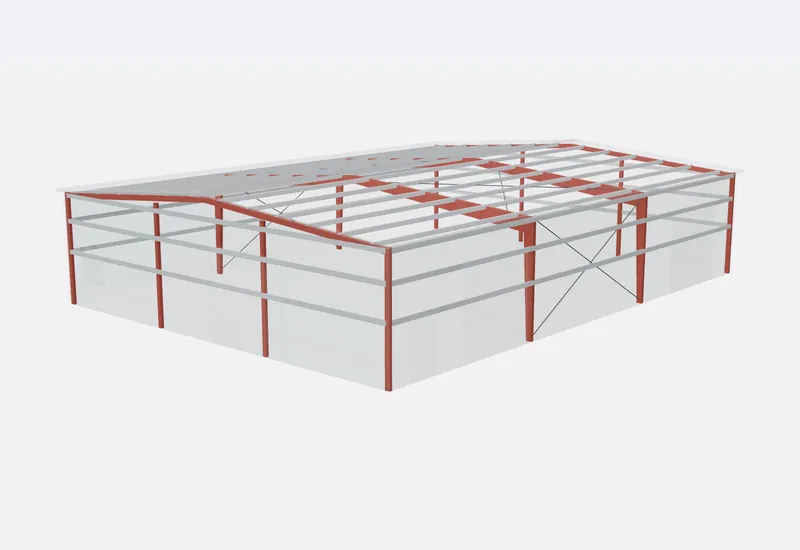 60x80x16 red iron steel frame
