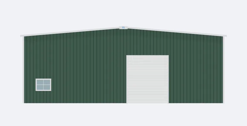 60x80x20 endwall elevation