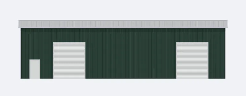 60x80x20 sidewall elevation