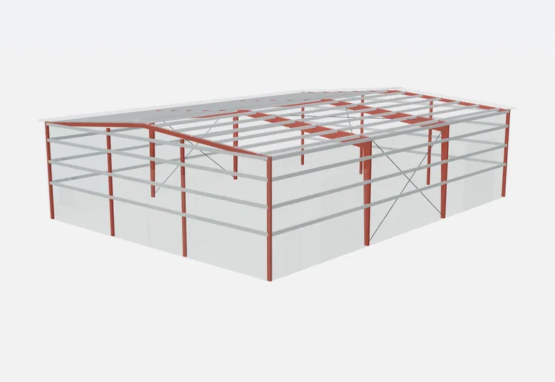 60x80x20 red iron steel frame