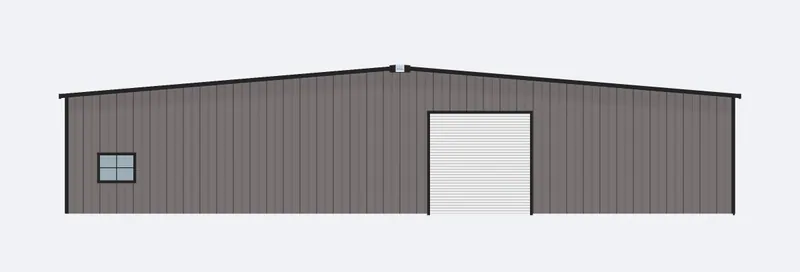 80x100x14 endwall elevation