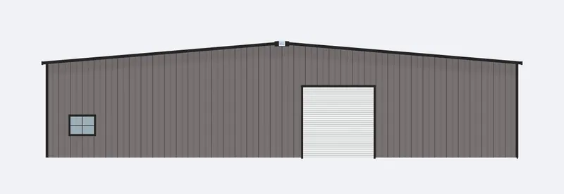 80x100x16 endwall elevation