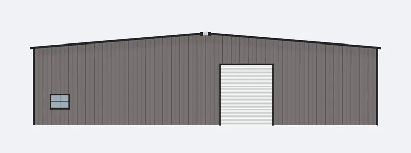 80x100x18 endwall elevation