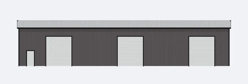 80x100x18 sidewall elevation