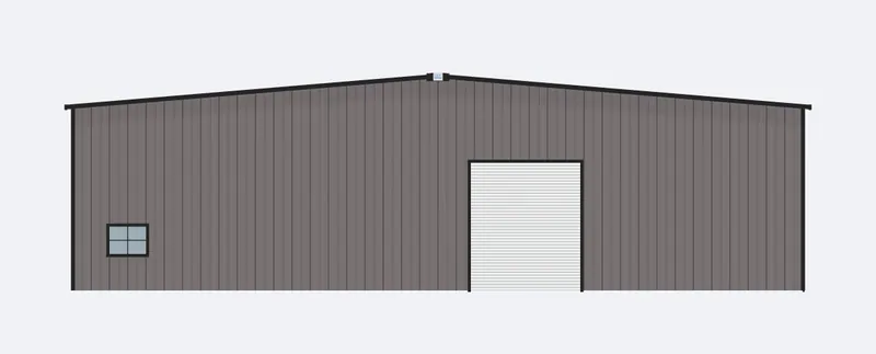 80x100x20 endwall elevation