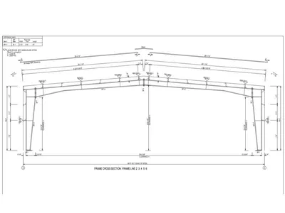 60x150x16 Metal Building photo 4